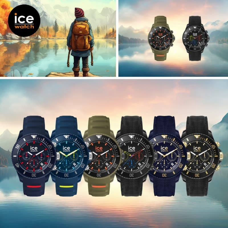 アイス ウォッチ 腕時計 ICE WATCH 時計 アイス クロノ ブラック
