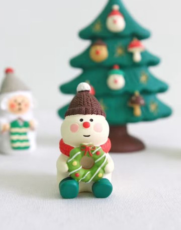 【聖誕絕版款】吃抹茶甜甜圈の雪寶 | DECOLE concombre