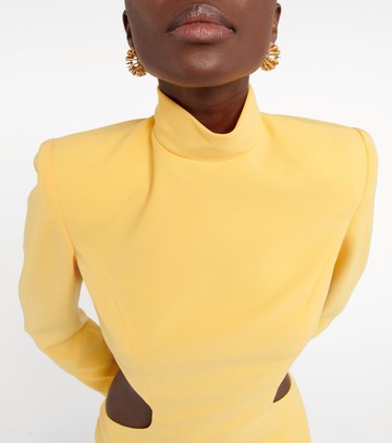 Mônot Cutout crêpe minidress