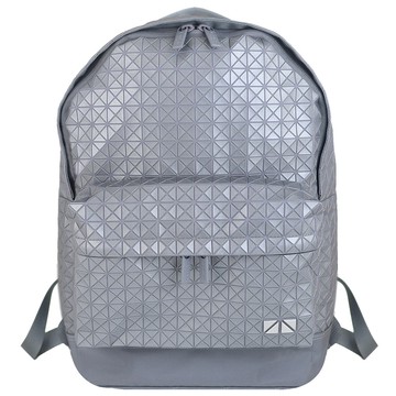 ISSEY MIYAKE 三宅一生 BAOBAO 珍珠銀壓紋三角方格後背包