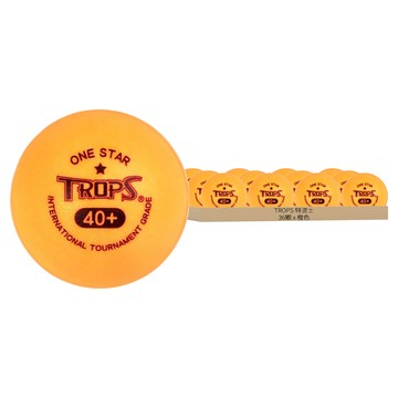 TROPS 特波士 一星桌球36入  橙色  36顆  1組