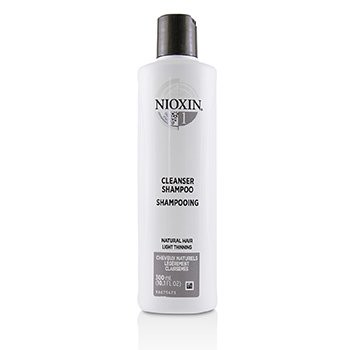 Nioxin 儷康絲 潔淨系統1號潔淨洗髮露Derma Purifying System 1 Cleanser Shampoo (細軟髮/原生髮) 300ml/10.1oz-所有髮質洗髮精
