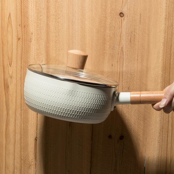 日式雪平鍋不粘鍋日本麥飯石奶鍋家用煮泡面小煮鍋熱牛奶燃氣小鍋 99購物節