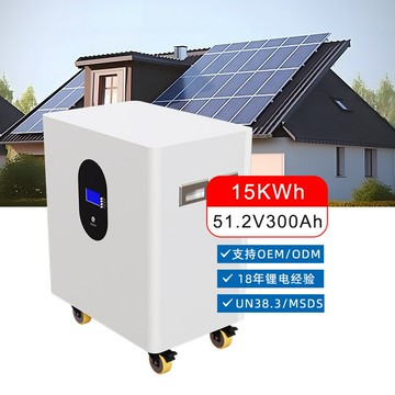 電池 鋰電池落地式家庭儲能鋰電池51.2V300Ah太陽能光伏基站后備電源磷酸鐵鋰