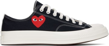 Comme des Garçons Play 黑色 Converse 联名 Chuck 70 OG Single Heart 运动鞋