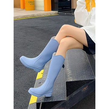 雨鞋女款洋氣2024新款膠鞋防水防滑長筒雨靴下雨天穿的水鞋加絨