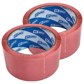 AT APEX 艾沛克 彩色封箱膠帶 粉色 48mm*50y*0.048 OPP材質  2組