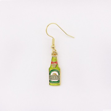 【卡片耳環】台灣文化 入色款 啤酒 熱炒 歡樂 禮品