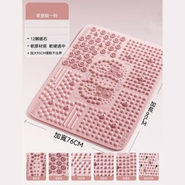 五大分區軟膠款指壓板 超慢跑指壓板 室內原地跑步腳踩墊 多功能運動指壓墊