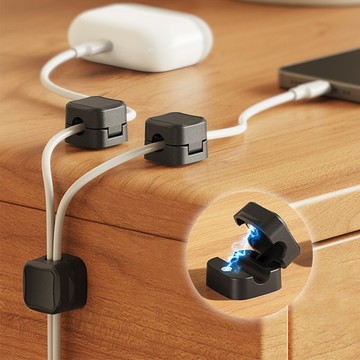 joeki磁吸理線器 磁吸式固定器 電線固定器 桌面理線器 固線器 整線器 整線扣 jj0890