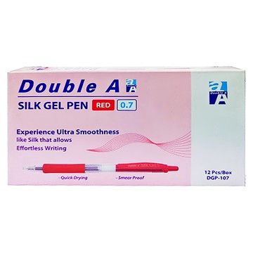Double A 絲滑凝膠筆 紅色 0.7mm 12支/盒裝
