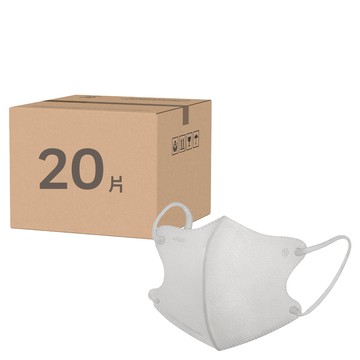 Sofara 舒芙氧 成人3D立體醫用口罩  冰島灰色  20片  1盒