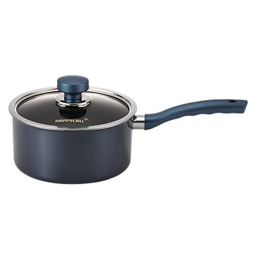 HAPPYCALL 經典鑽石塗層單柄鍋  18cm  深藍色  1個
