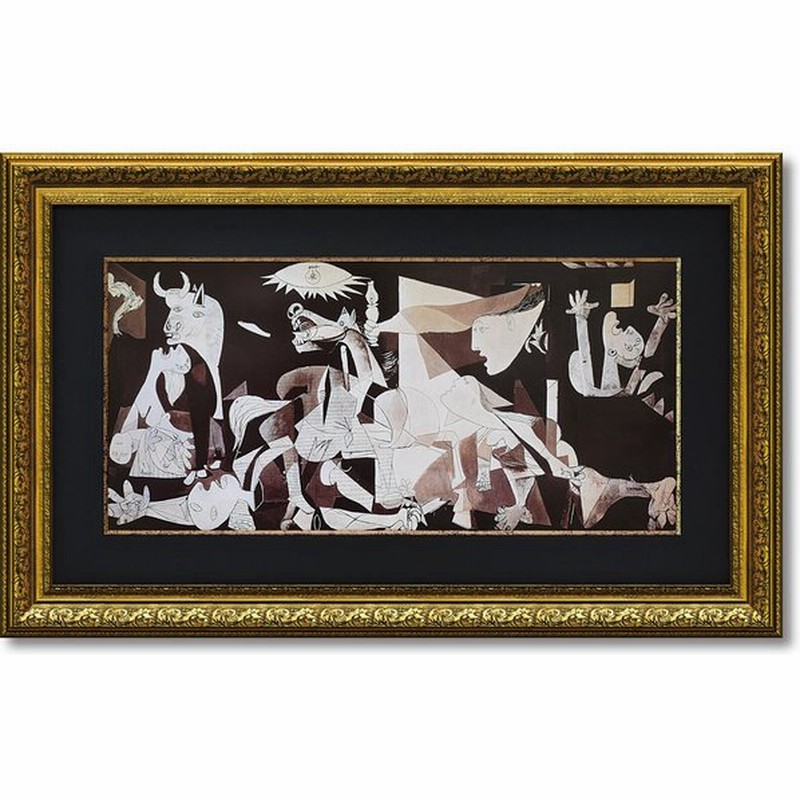 絵画 パブロ ピカソ ゲルニカ 壁掛け 名画 有名 絵 額入 インテリア おしゃれ アートフレーム リビング 玄関 居間 客室 御祝 ギフト プレゼント 額装込 通販 Lineポイント最大0 5 Get Lineショッピング