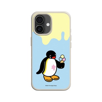 iPhone 16 SolidX 貝殼灰 - Pingu 企鵝家族 - Pingu - 我的冰淇淋