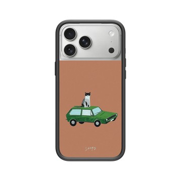 iPhone 17 Pro Max Mod NX -邊框背蓋組合 (相機按鈕) 黑 - Soupy Tang 湯舒皮 - Roof Seat