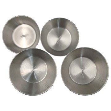 露營專用不鏽鋼雪拉碗套組 300ml/500ml雪拉碗 含收納袋  1組  不鏽鋼