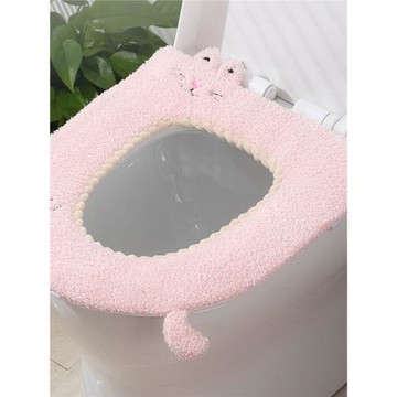 馬桶坐墊通用馬桶墊冬季加厚可愛坐便套防水座便器墊子粘扣坐便器