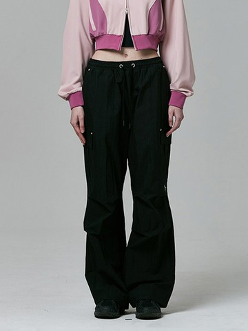 Parachute Cargo Pants _ Black