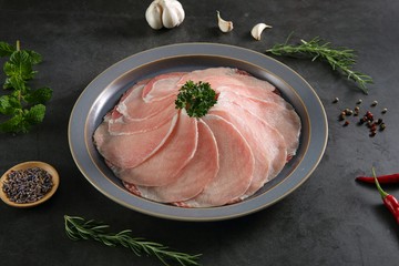 ★冷凍配送★【香草豬】里肌肉片200g