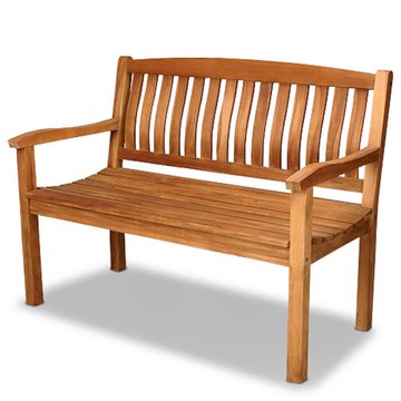 西雅圖柚木雙人椅