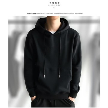[加絨加厚] 加厚加絨連帽T 保暖套頭帽 圓領 素色T 長袖 刷毛T [JC的店]
