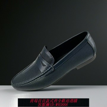 {台灣公司貨 可打統編}2025新豆豆鞋男真皮夏季透氣涼鞋洞洞沖孔防臭鏤空休閑一腳蹬皮鞋