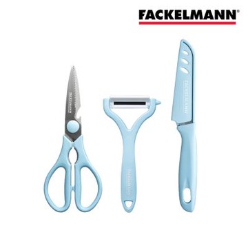 德國Fackelmann 5229881 廚房實用刀具3件組