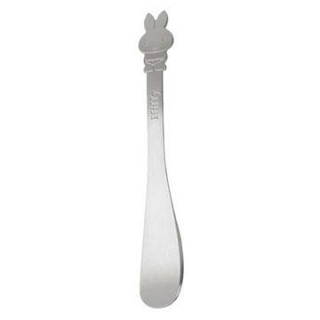 小禮堂 米菲兔 日本製 造型不鏽鋼奶油刀 (銀站立款) 4964412-402295