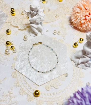 金海藍寶  水晶手鍊