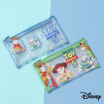迪士尼｜玩具總動員TOY5寬版磨砂萬用包 胡迪 翠絲 巴斯 收納 鉛筆袋 文具用品 辦公用品 CA996