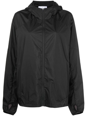 Post Archive Faction - thumb-hole hooded jacket - men - Nylon - S - Black