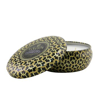 Voluspa Voluspa 3個燈芯裝飾錫芳香蠟燭 - Freesia Clementine 340g/12oz-蠟燭
