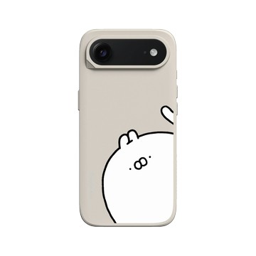 iPhone Air SolidX 貝殼灰 - Ugly Rabbit 醜白兔 - 大臉經典款