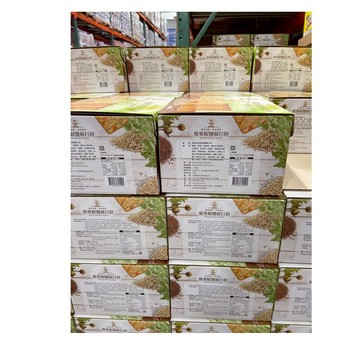 [COSCO代購6，單次運費限組二組] C108586 高端藜麥椒鹽蘇打餅 OUINOA SUPERB CRACKER 80GX10PC/CS