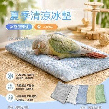 🔥夯貨🏆鸚鵡鳥窩涼墊夏天牡丹虎皮玄鳳和尚小太陽珍珠鳥金絲雀冰豆豆墊子