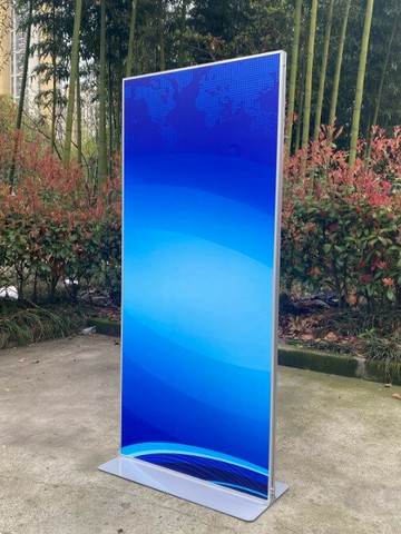 【台灣公司 可打統編】麗屏立式展架廣告指示牌鋁合金立牌宣傳海報架易拉寶門型架展示架