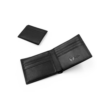 手工植鞣羊皮-小羊皮短夾-卡片款 leather wallet
