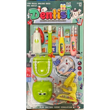 牙醫玩具 兒童牙醫玩具套裝 醫學知識學習系列 角色扮演牙醫診所遊戲組