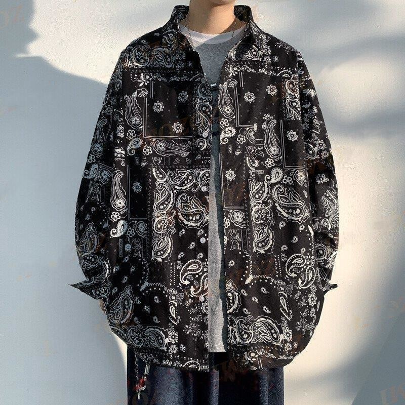 ペイズリー柄 シャツ メンズ 柄シャツ おしゃれ アロハシャツ