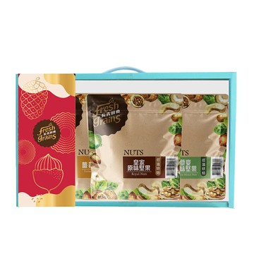 【長青穀典】甜藜薑皇堅果禮盒 3入/盒 點數 薑黃 原味 無調味 無鹽 藜麥 椰花蜜糖 企業 客戶 拜訪 伴手禮