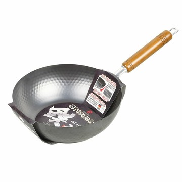 Pearl Life 日本窒化 鐵IH槌目 小炒鍋 輕量型 24cm /個 HB-4289【APP滿額下單4%點數(單一帳號最高1000點)】7/31止