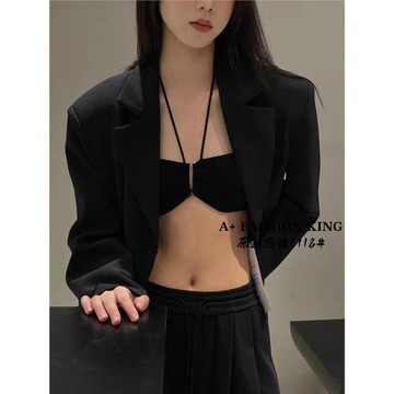 A+新款韓版春夏辣妹修身顯瘦百搭短款吊帶背心女內搭打底上衣文胸