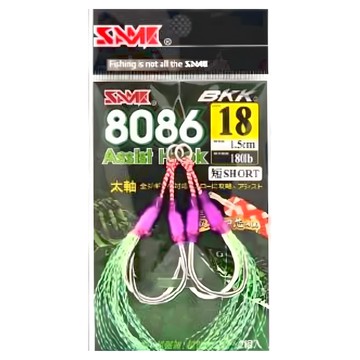 SAME 莎美 8060-2X-CP#16 SSH-081AP 釣魚專用鉤 高強度耐用 快速刺魚  1.5cm  1個  1個