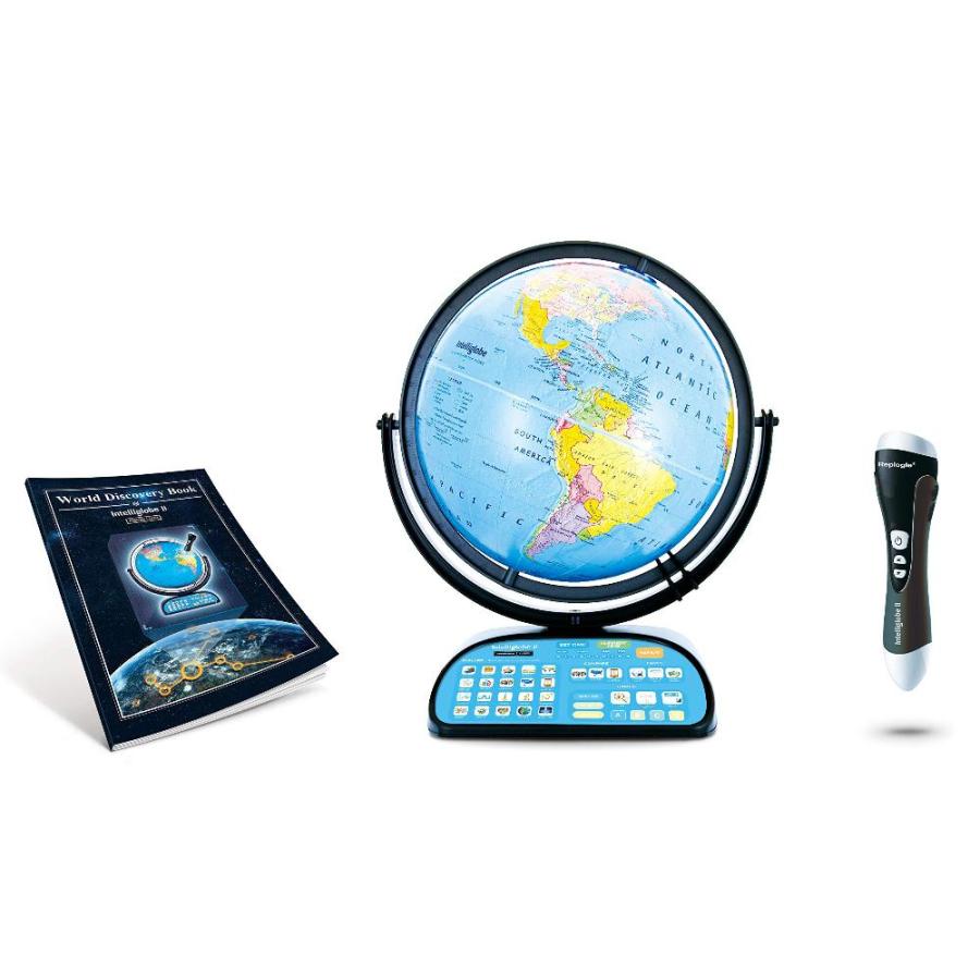 Replogle Globes Intelliglobe II Advanced Interactive Talking Kids Globe with Wireless Intellipen