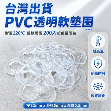 台灣出貨✨ PVC透明墊圈 耐高溫塑料墊片 軟膠圓形絕緣平墊 超薄華司介子 工業電子配件
