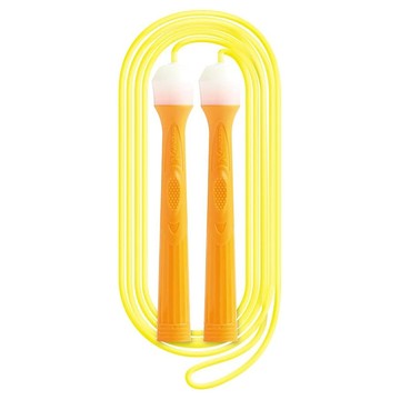 SiXPIN 高速迴旋跳繩 長柄 雙重跳躍 PVC ABS材質  2.4m  橙色  1個