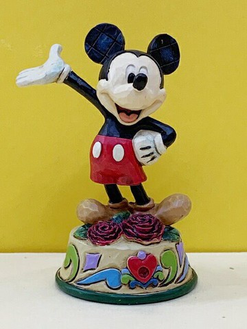 【震撼精品百貨】Disney 迪士尼 Enesco精品雕塑-迪士尼米奇塑像-一月份米奇#56556 震撼日式精品百貨