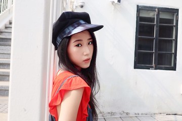 Newsboy Hat 報童帽 |六邊剪裁 | 紮染藍