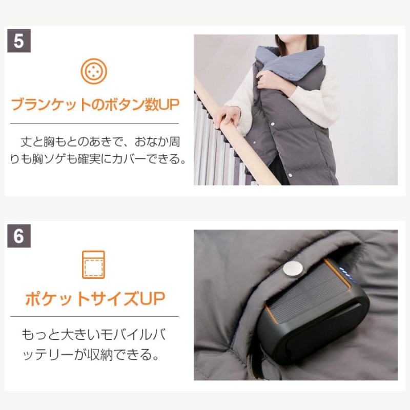 電気毛布 掛け着る両用 ブランケット 5WAY 3段階温度調節 着る毛布